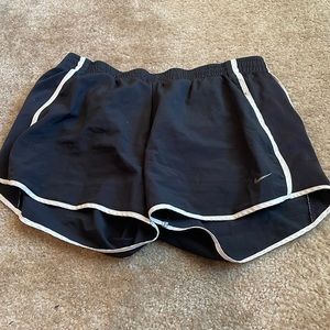 Black and white Nike shorts